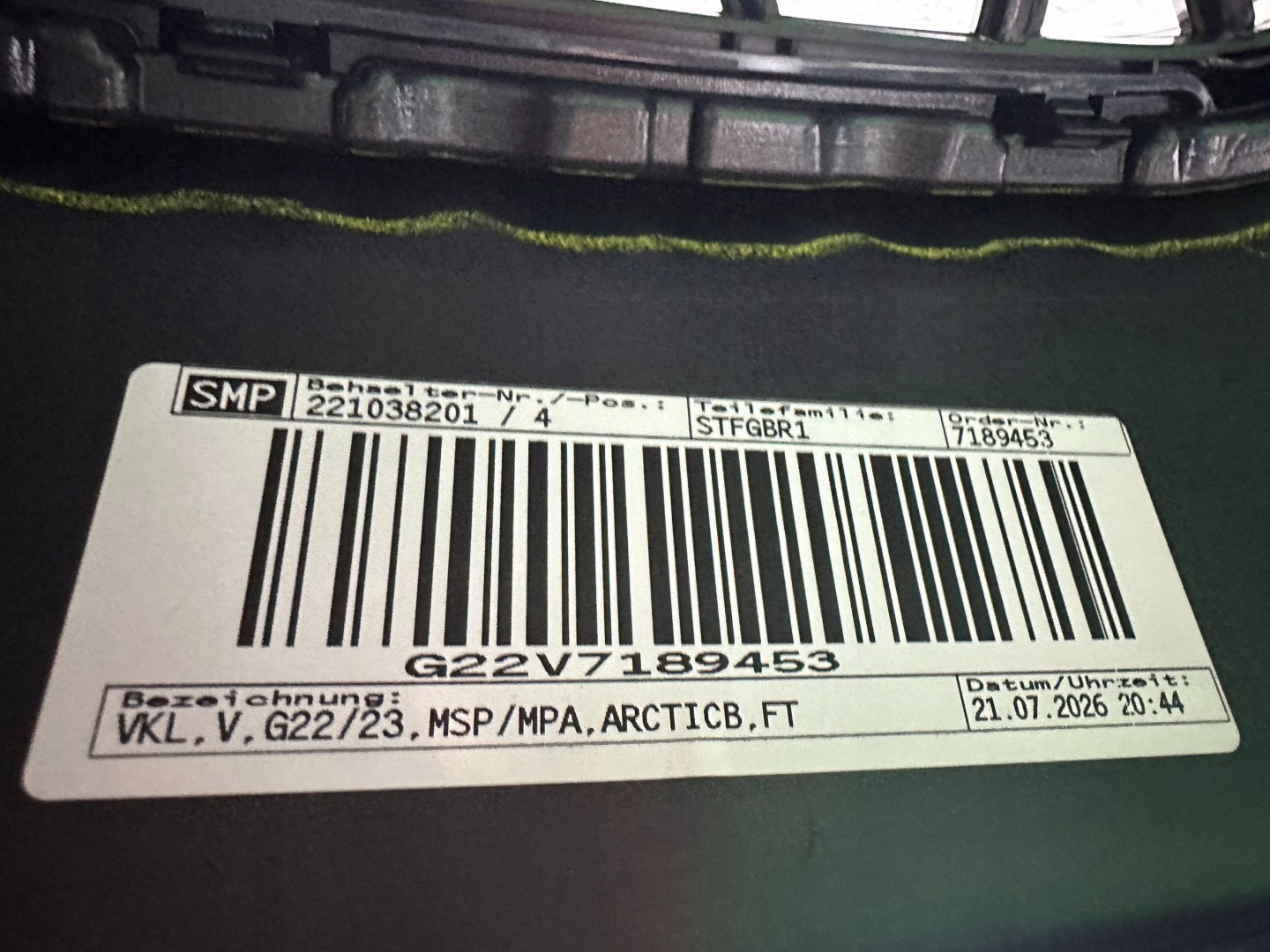front bumper front BMW 4 G22 G23 M PAKIET complete