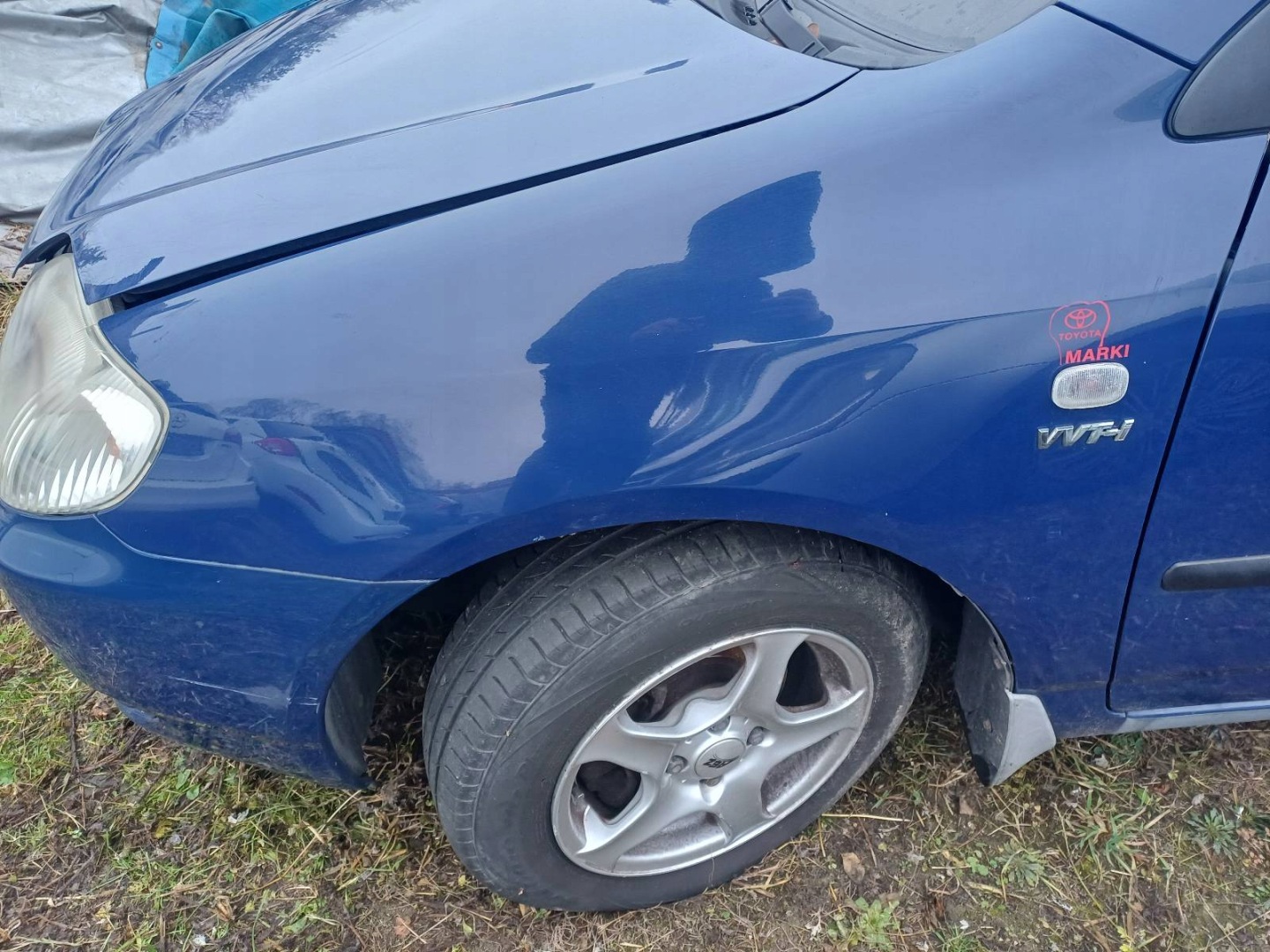 complete front bonnet bumper light fender TOYOTA COROLLA E12 8Q4