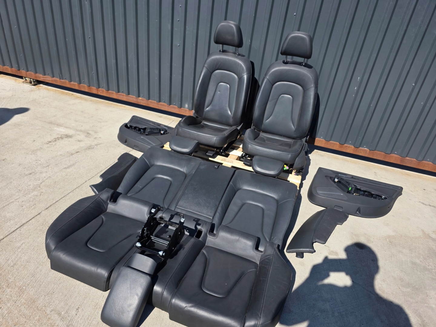 Sitz Sitze AUDI A5 8T SPORTBACK Leder KOMPLET heizung !!!