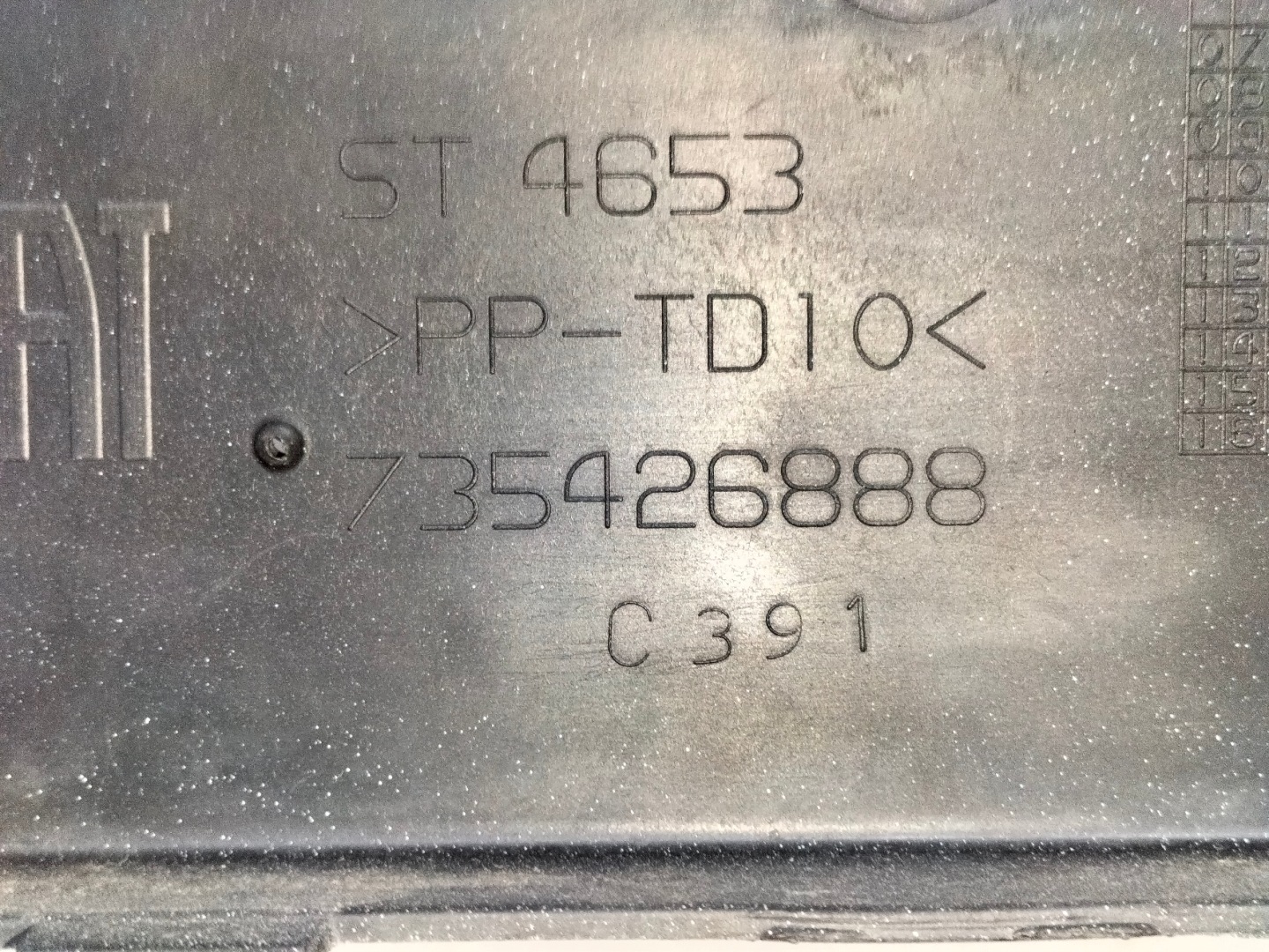 front bumper front FIAT 500 07-14 wersja without sensors PDC