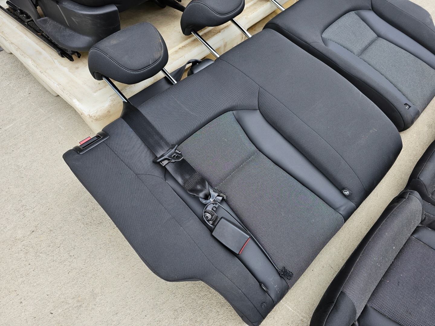 Sitz Sitze KOMPLET AUDI A1 8X 5-Tür Leder+MATERIAL