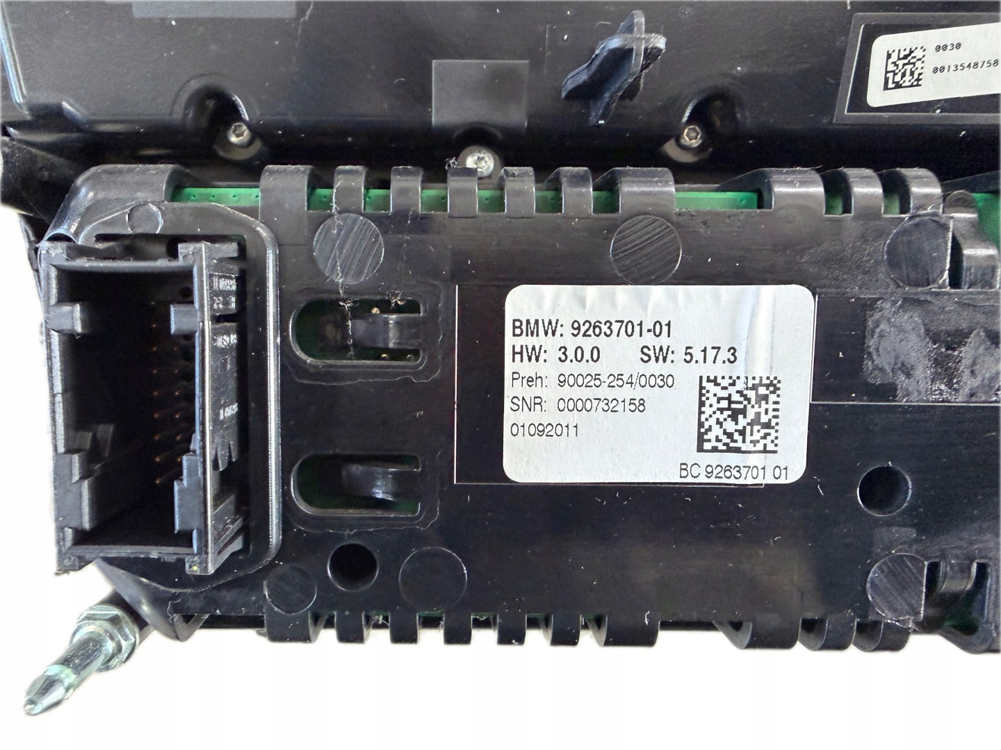 Unite commande clima Bouches buses BMW F01 9263701
