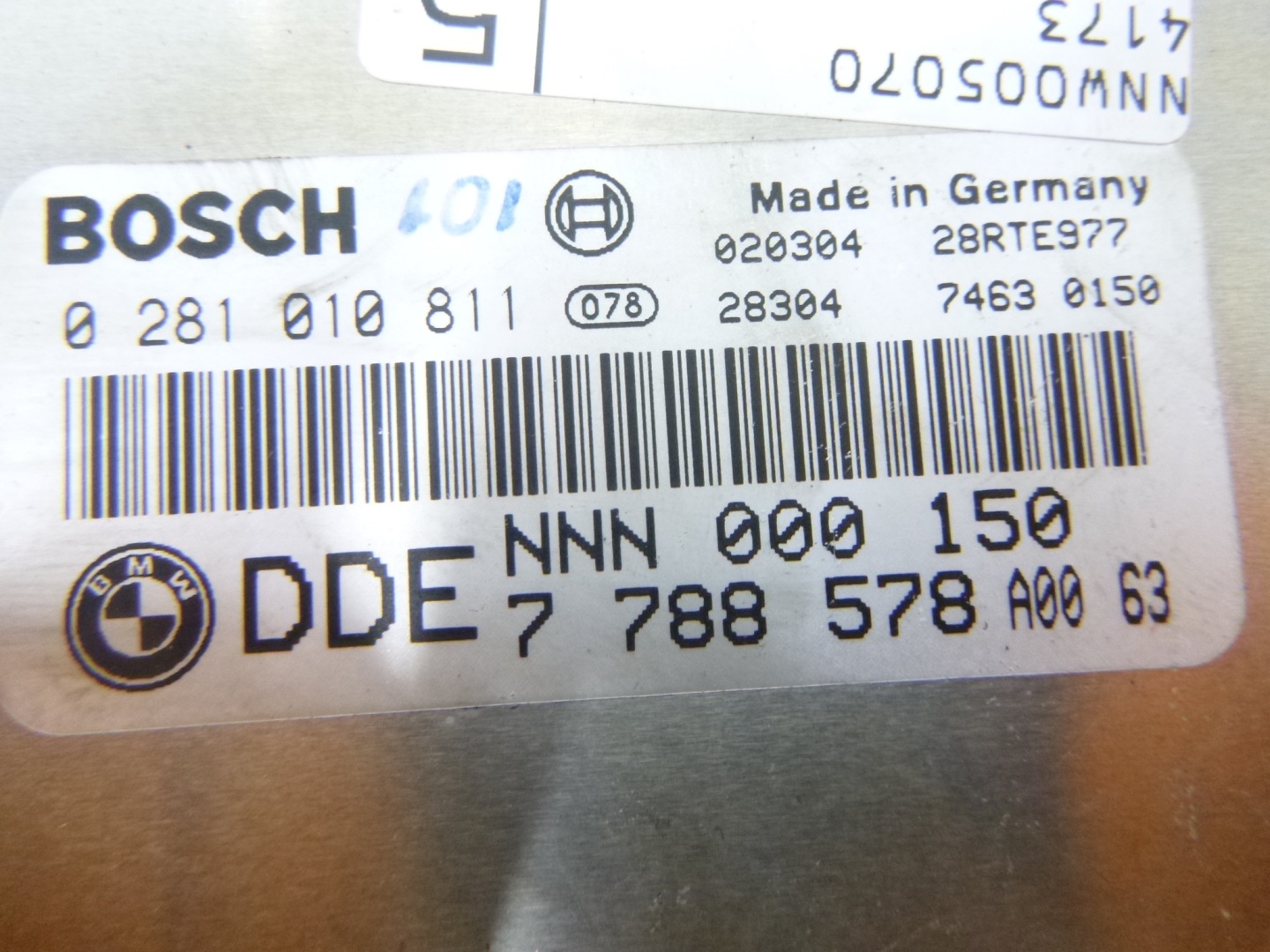computer Motore Land Rover Freelander 1 e 2.0 TD4 00-06 Bosch 0281010811
