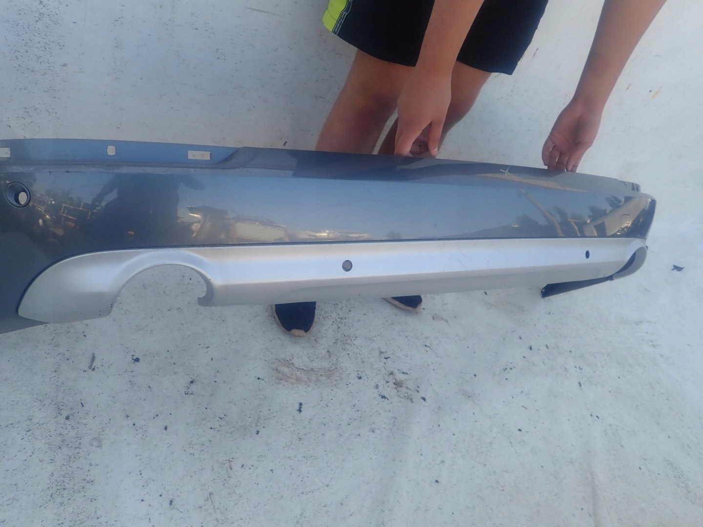VOLVO XC90 II 2 15- spoiler DOL der Stoßstange heck PDC
