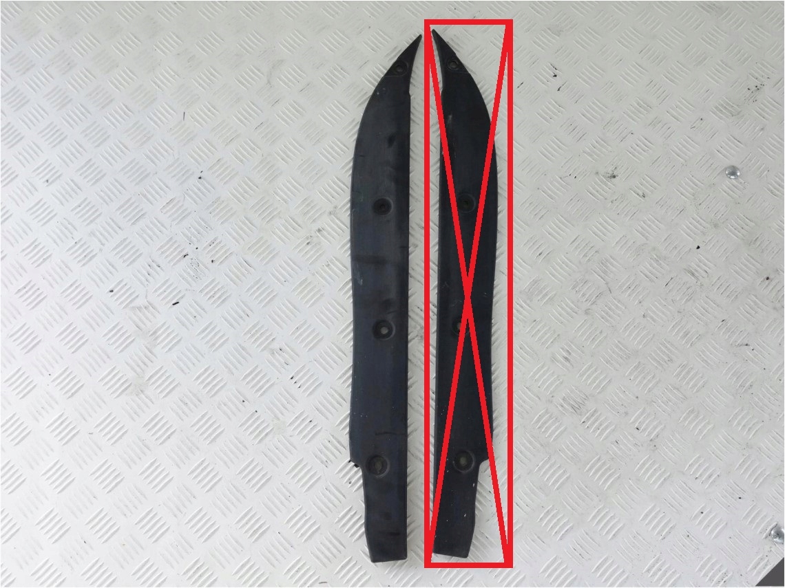 CAYENNE 7P5 11- LEISTE SCHUTZLEISTE BLENDE ABDECKUNG DES KOTFLÜGELS L ODER P