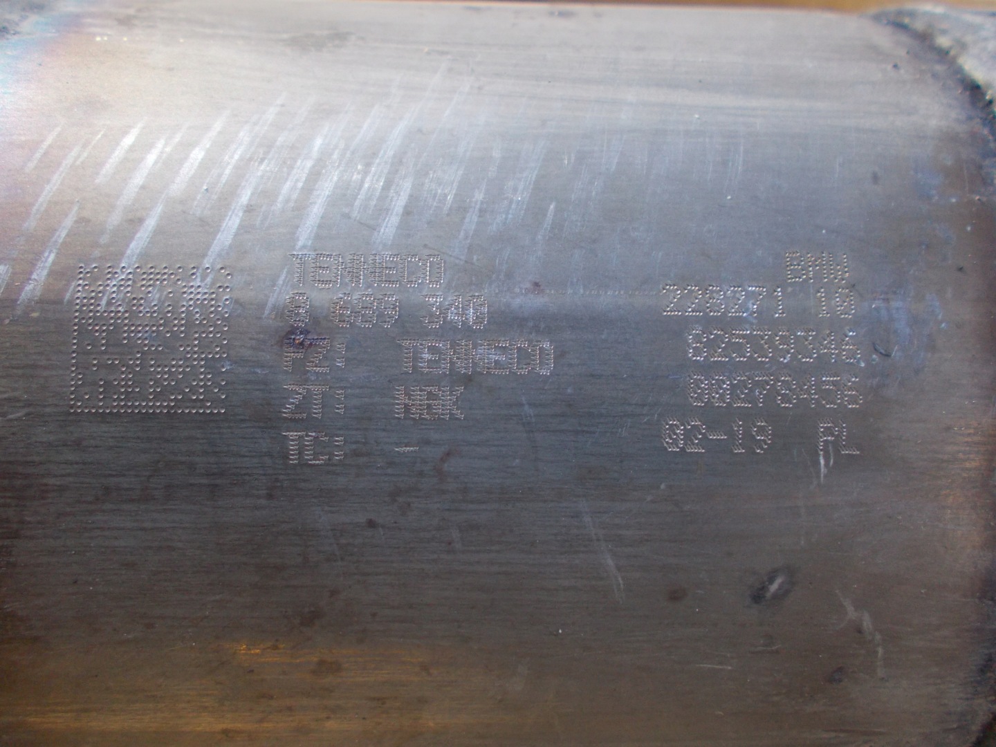 BMW F39 catalyst DPF 8689343