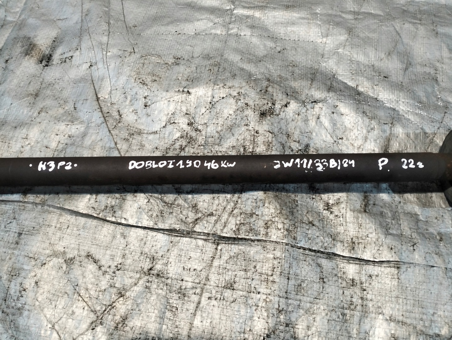 FIAT DOBLO and 1.9D 46KW 2000r semi-axis right front 22z