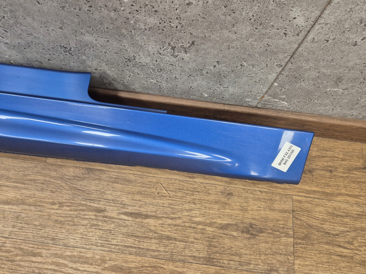 BMW 4 F32 F33 threshold right m-packet moulding threshold B45 ESTORIL BLUE 8054540