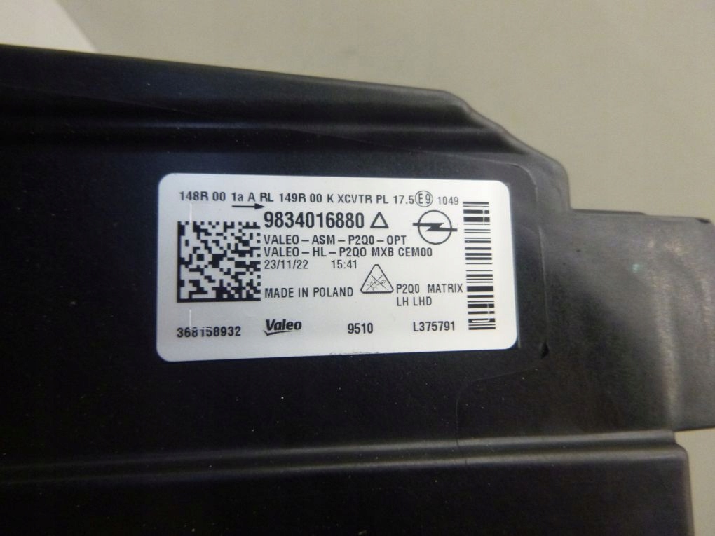 OPEL MOKKA B II 2 20- FULL LED MATRIX INTELLI LUX light left