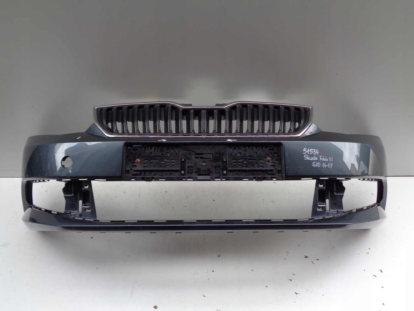 front bumper SKODA FABIA III 3 6V 6V0 14-17 NR 51534