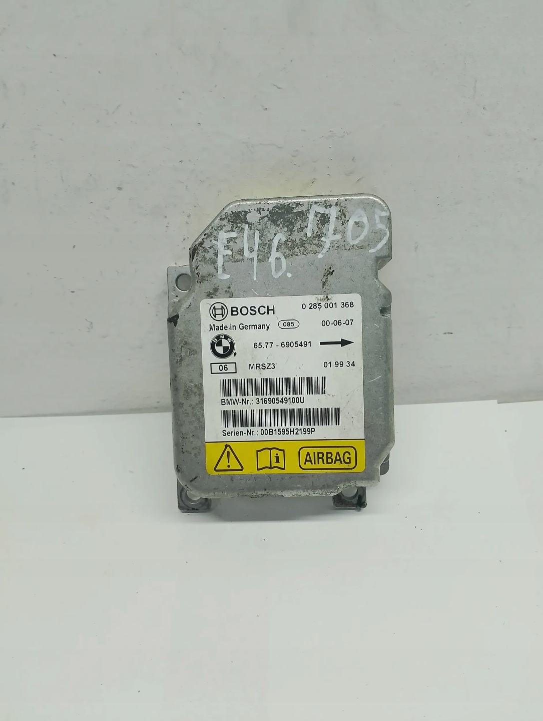 modulo SENSOR airbag BMW E46 0285001368
