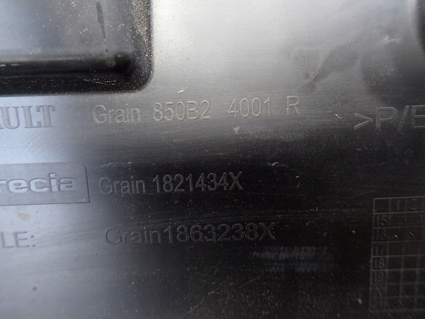 SPOILER DER STOSSSTANGE HINTEN RENAULT CLIO 4 IV HB LIFT
