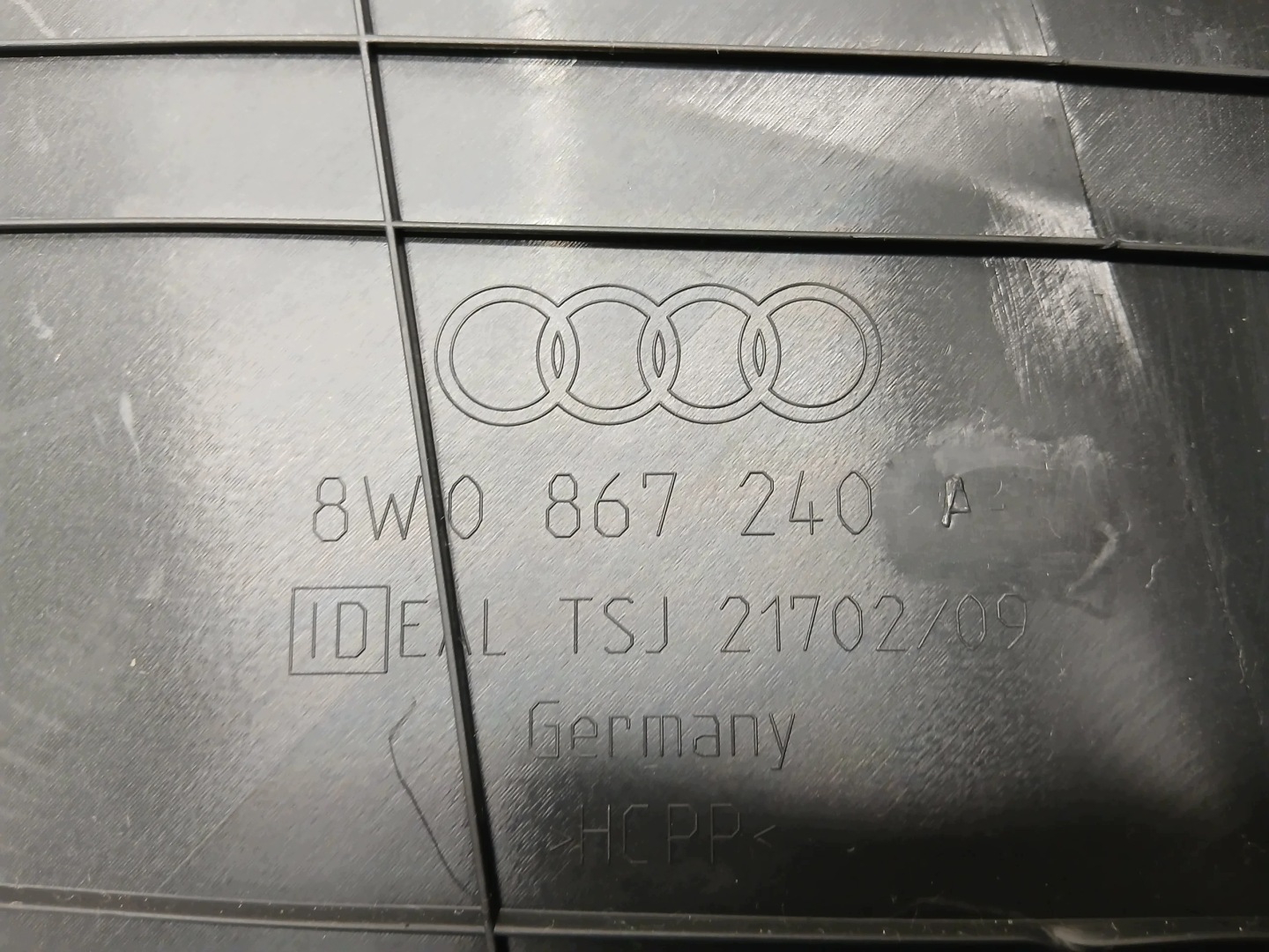 AUDI A4 B9 LIFT cover pillar right 8W0867240A