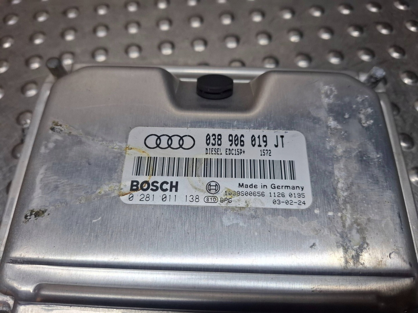 control unit computer of the engine 038906019JT 0281011138 AUDI A4 B6 1.9 TDI