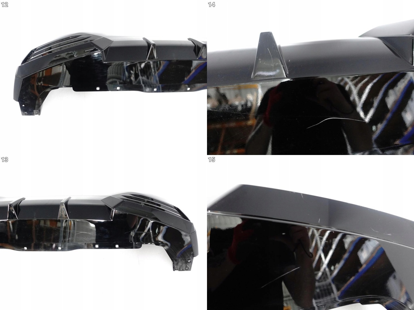 BMW X2 II U11 m-packet MSP 23- SPOILER diffuser cover W bumper rear part