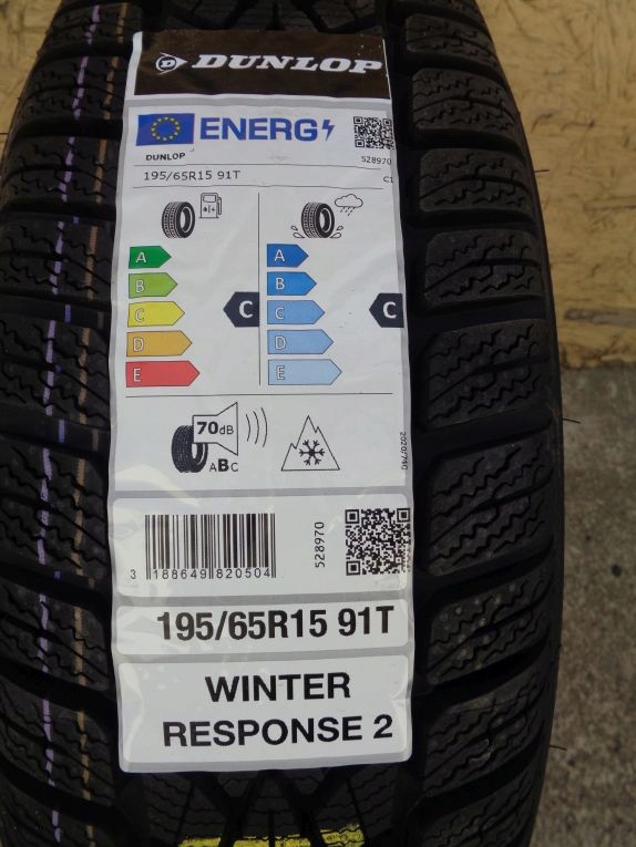 DUNLOP SP WINTER RESPONSE 2 195 65 R15 REIFEN
