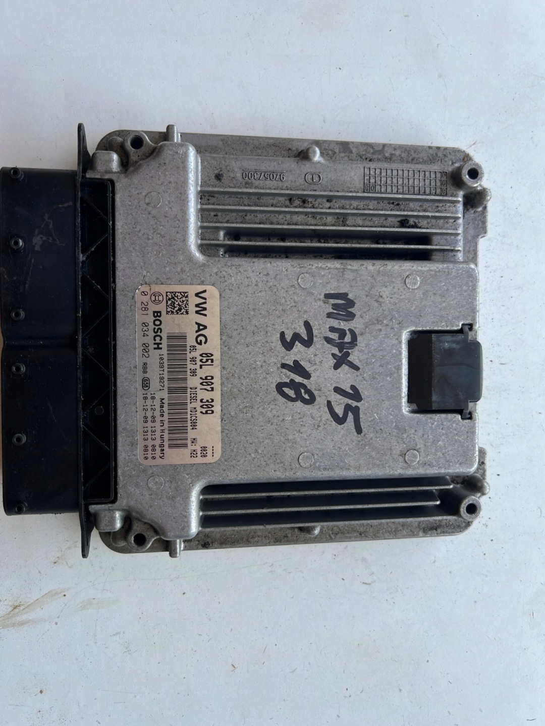 AUDI A6 2.0 TDI 05L907309 0281034002 1039T19271 computer originale
