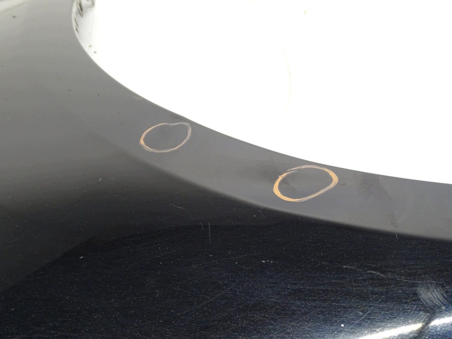 fender left front front KIA OPTIMA 4 IV AURORA BLACK PEARL