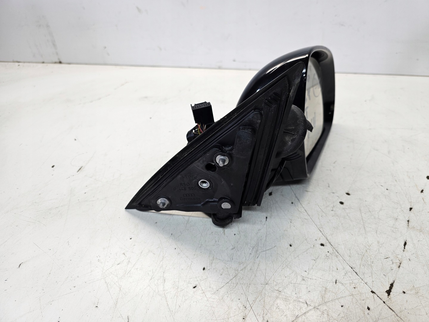 mirror right front AUDI A6 C6 LIFT LZ9Y 7 PIN UK