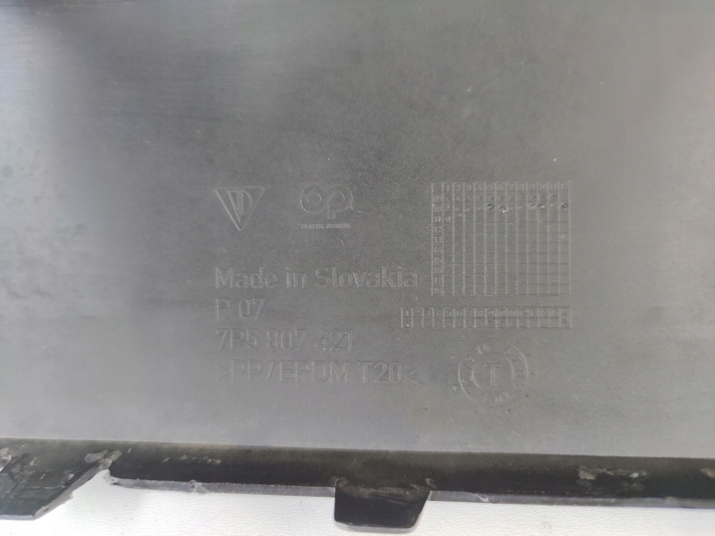 PORSCHE CAYENNE II 7P5 bumper rear part rear original