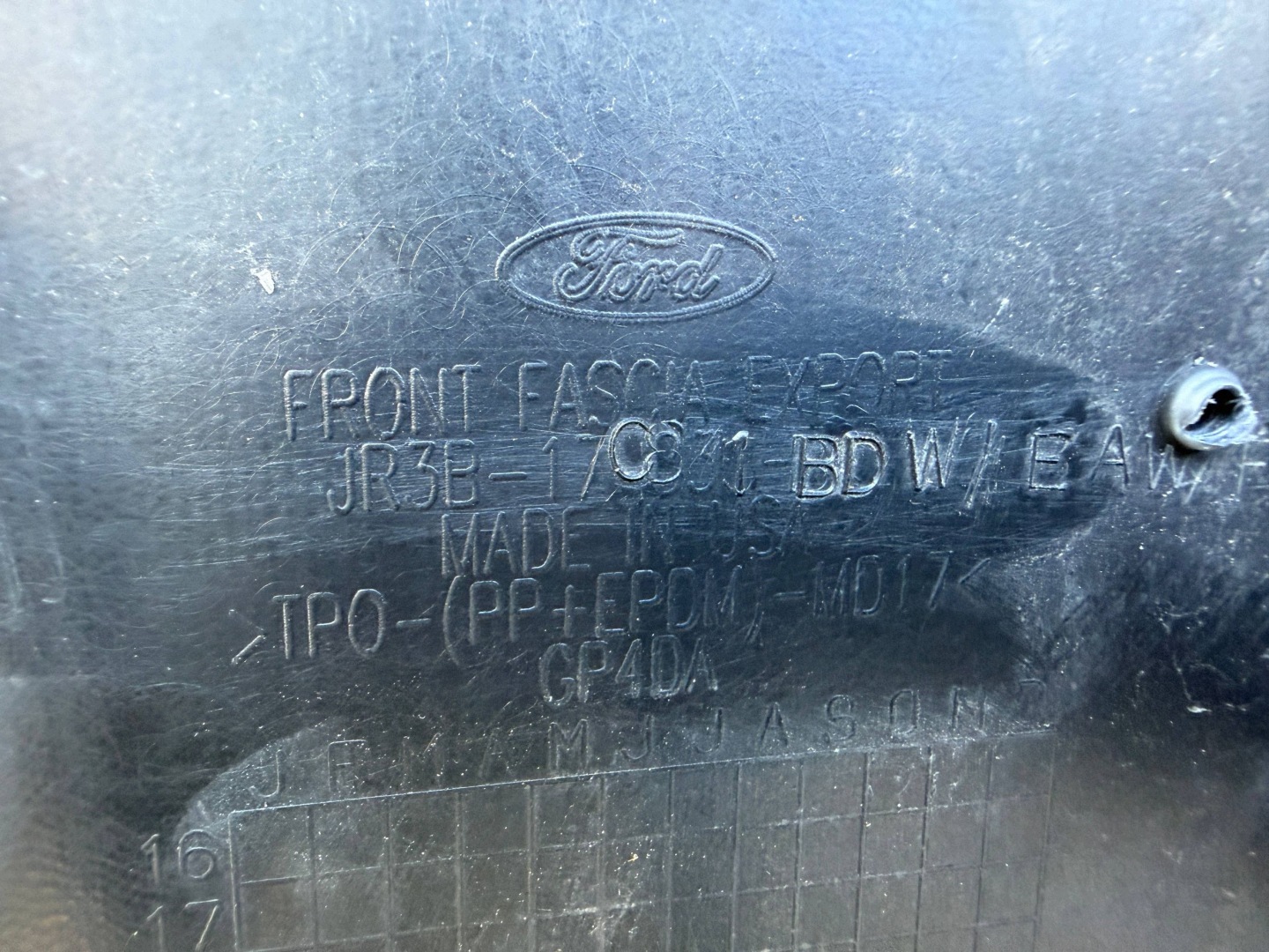 Ford Mustang Lift 17- bumper front front
