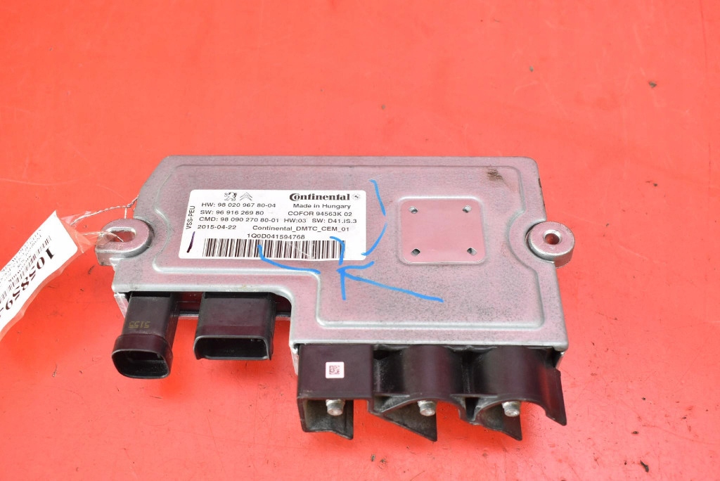 Centralina modulo START/STOP 9802096780 PEUGEOT 508 1 e SW 2.0 BLUEHDI 180 KM
