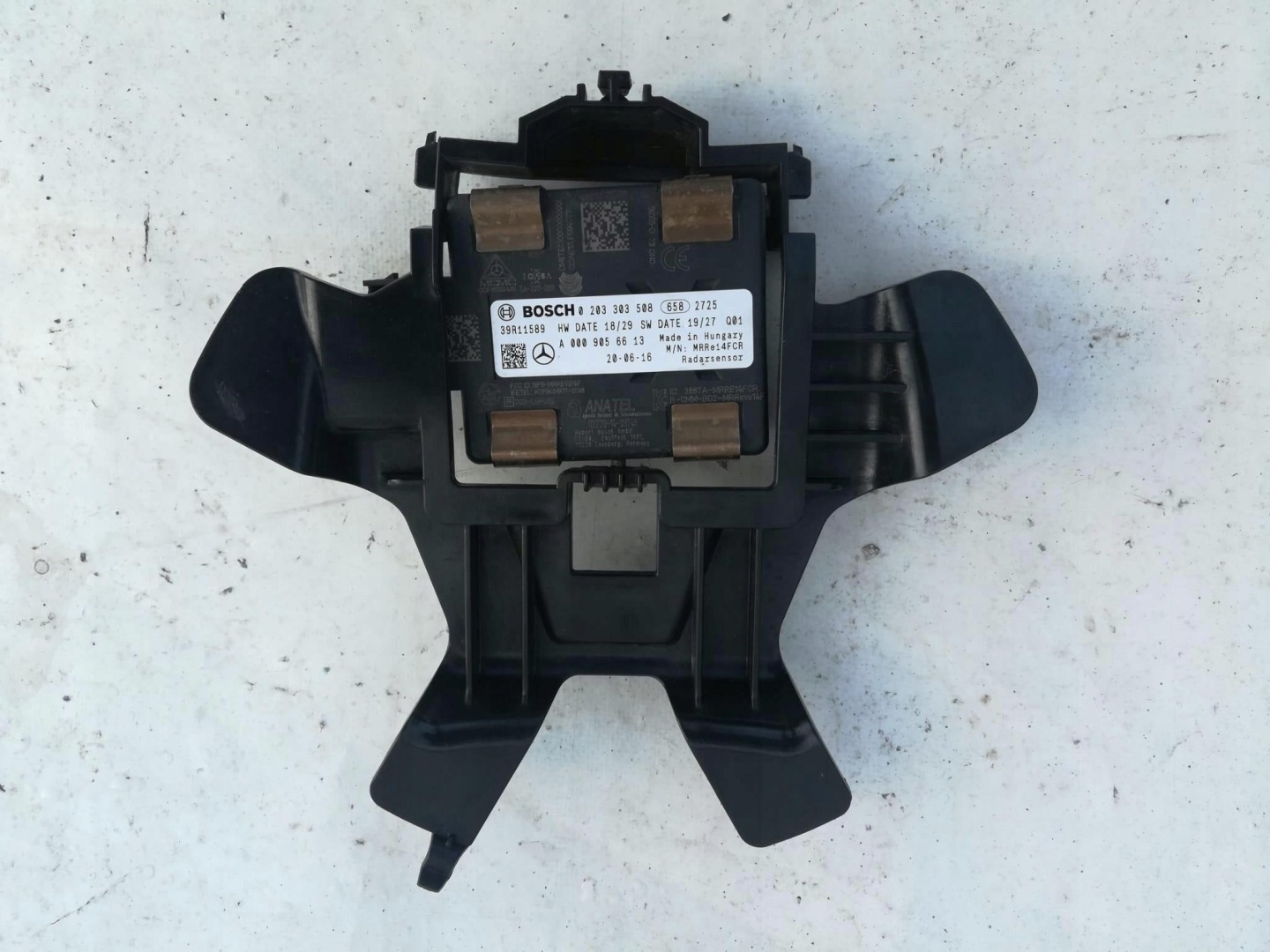 MERCEDES W177 V177 RADAR DISTRONIC Support plaque