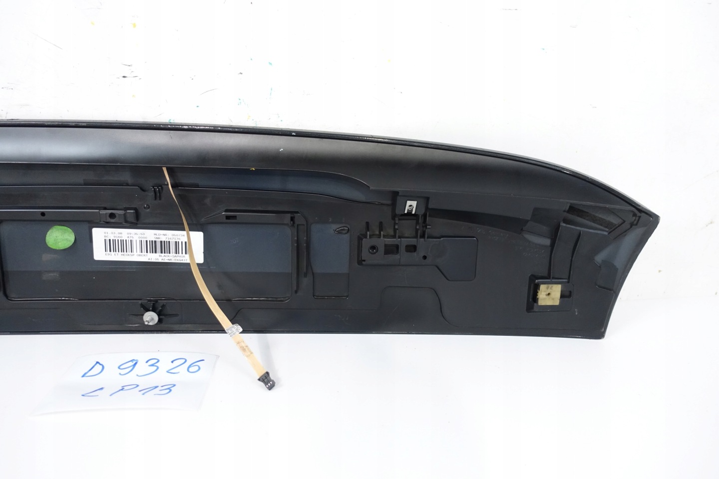 BMW SERII 3 E91 LIFT SPOILER LOTKA bonnet 08-12 7143263