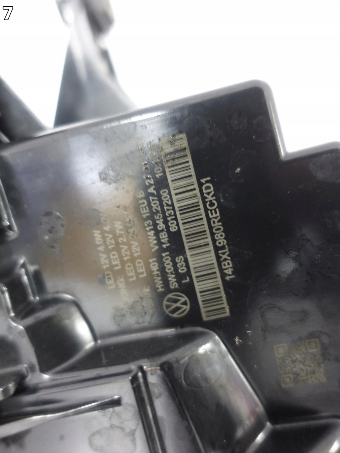 VW ID7 ID.7 14A 23- Licht LED TEIL lichte W Kotflügel links heck