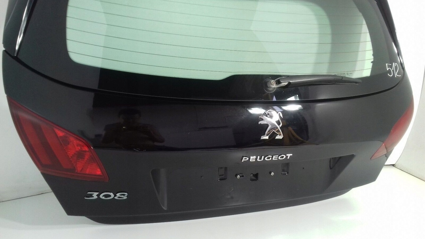 Peugeot 308 HB 2014r boot doors rear part black (512)