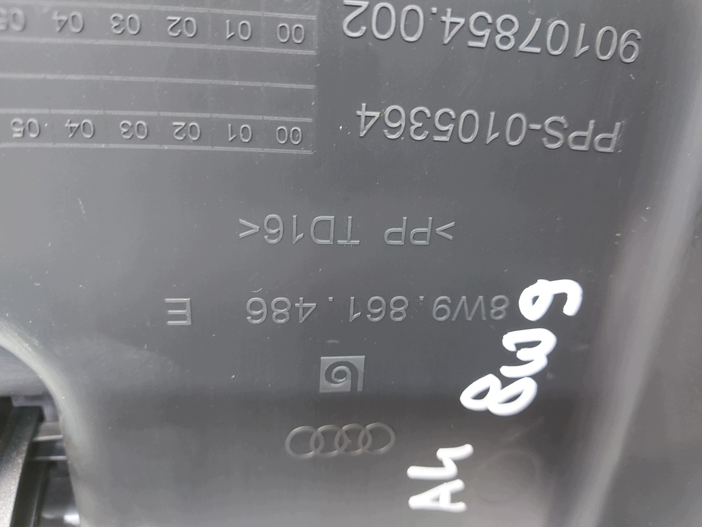 Audi A4 B9 8W LIFT Kombi 8W9 passenger compartment boot floor well floor