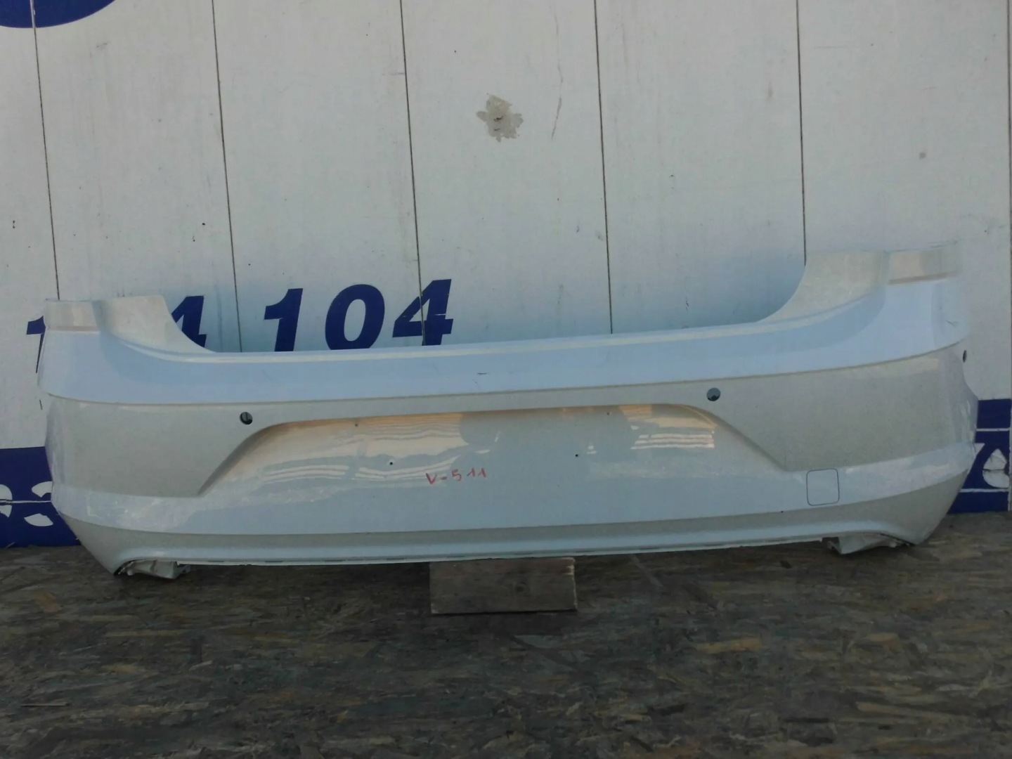 Volkswagen Polo VI 2017-2020 bumper rear rear part PDC