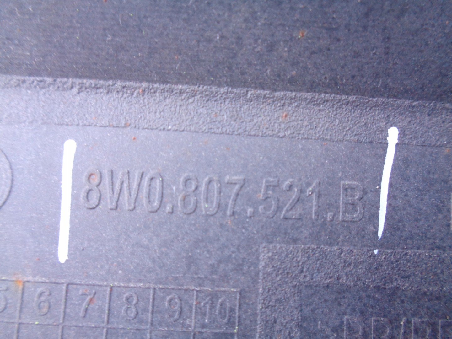 accessori Paraurti posteriore AUDI A4 B9 8W 8W0 15