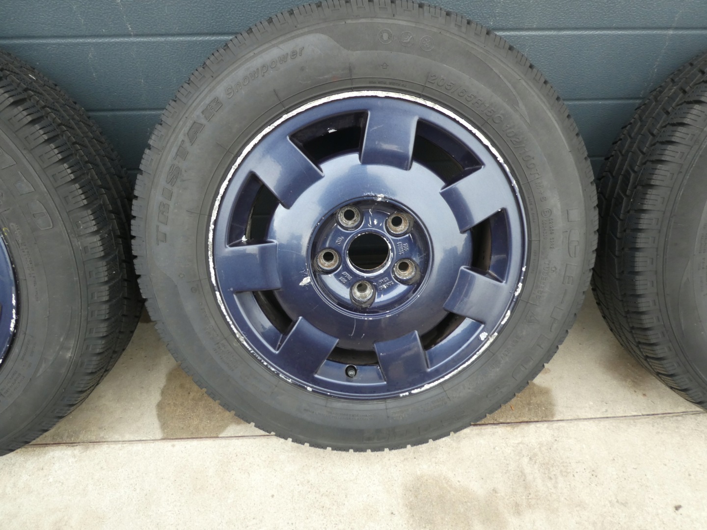 4X wheels discs tyres VW T4 7D0601025 2017R
