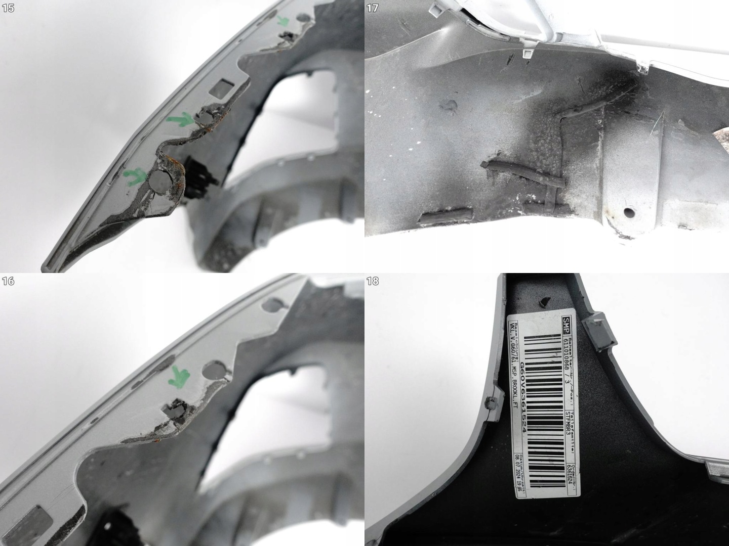 BMW 5 G60 G61 m-packet MSP 23- bumper BUMPER front (PDC)