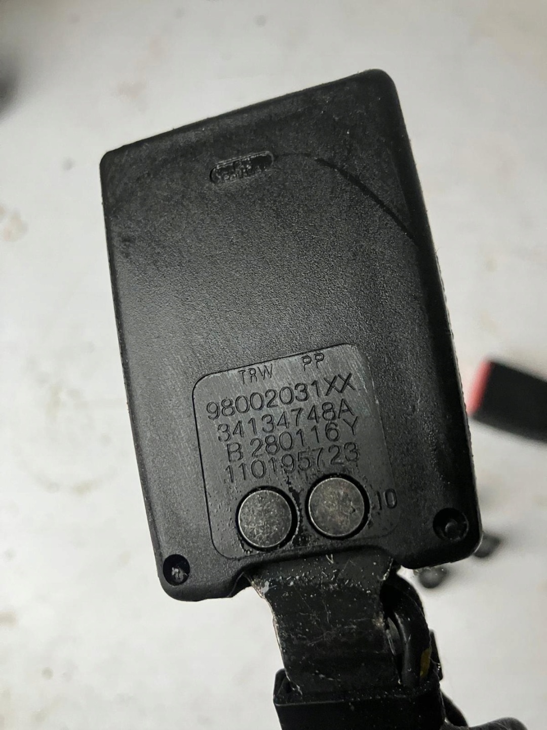 ZAPINKI PASOW de Sécurité KANAPY Arrière Vis 308 T9 SW