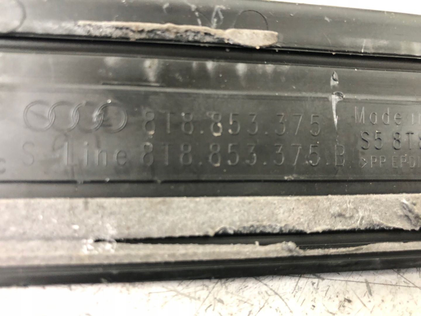 moulding threshold S-LINE AUDI A5 SPORTBACK 8T8853373B