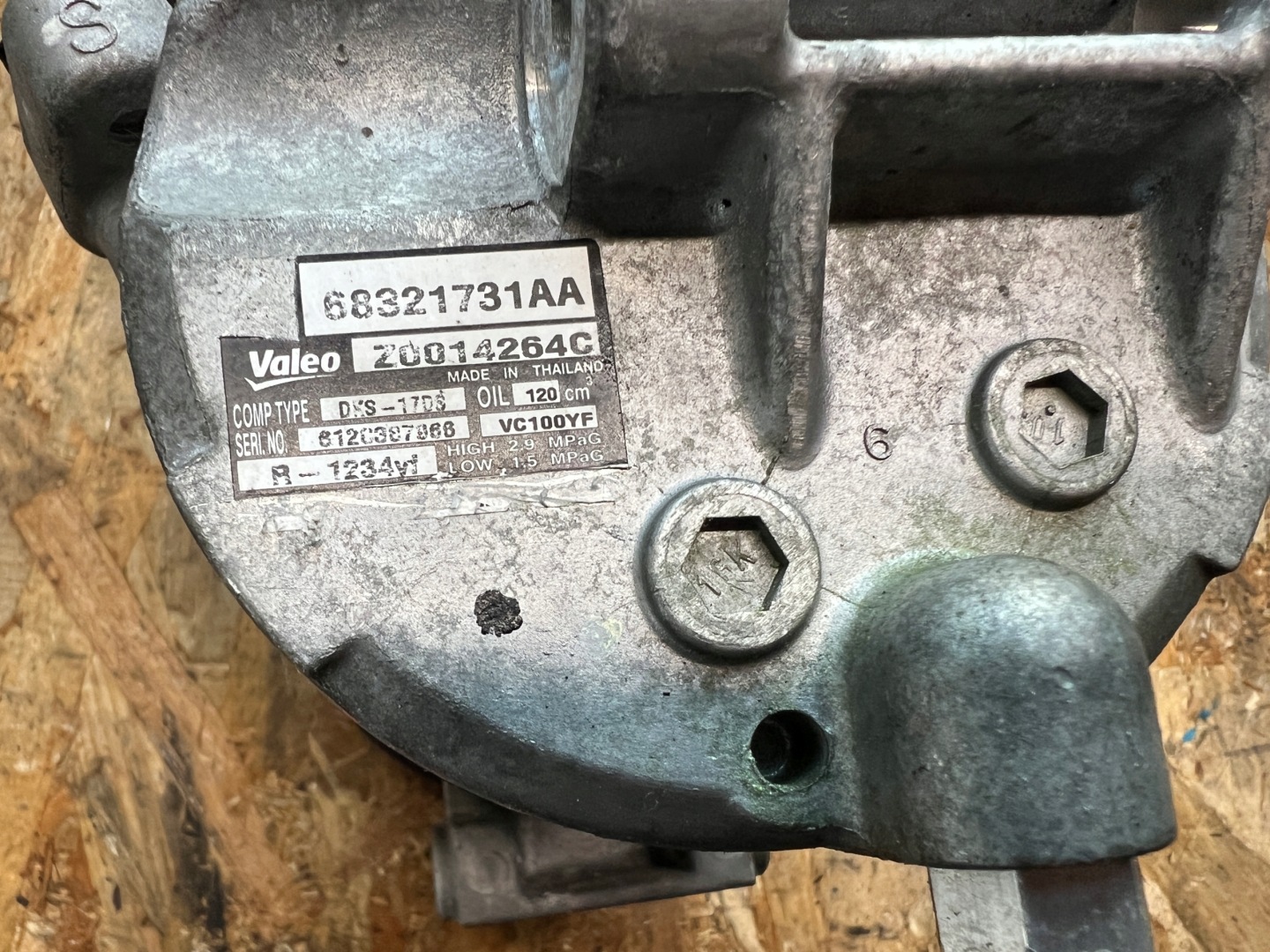 Klimakompressor klimaanlage JEEP WRANGLER RUBIKON 68321731AA