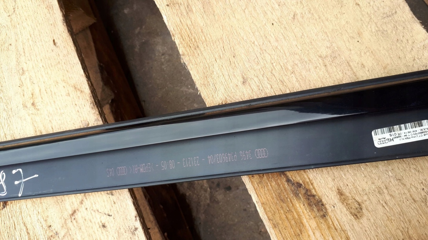A6 C7 4G moulding dust door left rear part SLINE