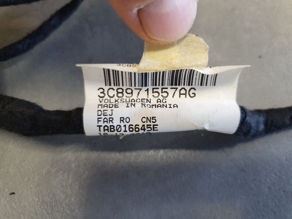 Volkswagen PASSAT CC bundle door left front 3C8971557AG