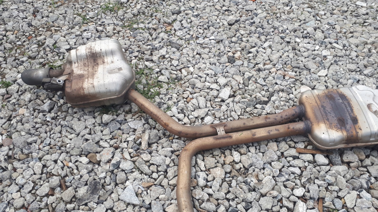 A7 4G A6 C7 muffler, exhaust UKLAD SLINE 3.0 TFSI