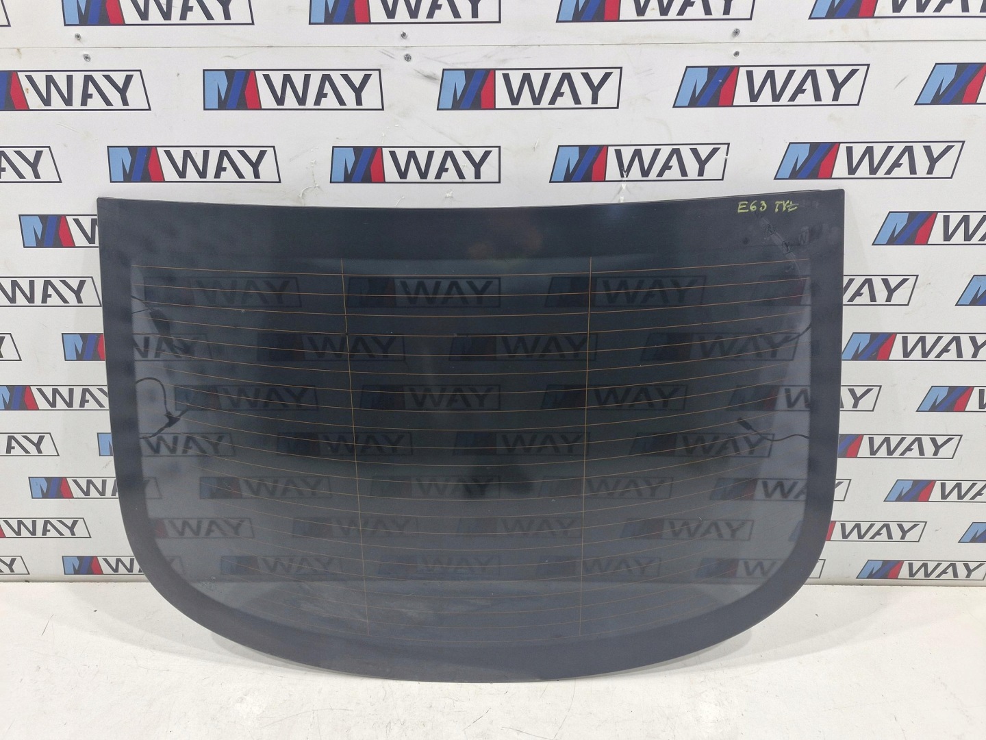 BMW E63 E64 FENSTER heck hinten Original