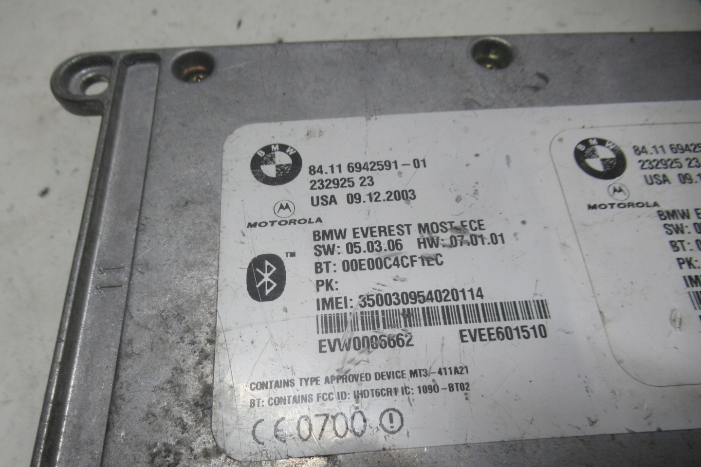 BMW E60 modul BLUETOOTH 6942591
