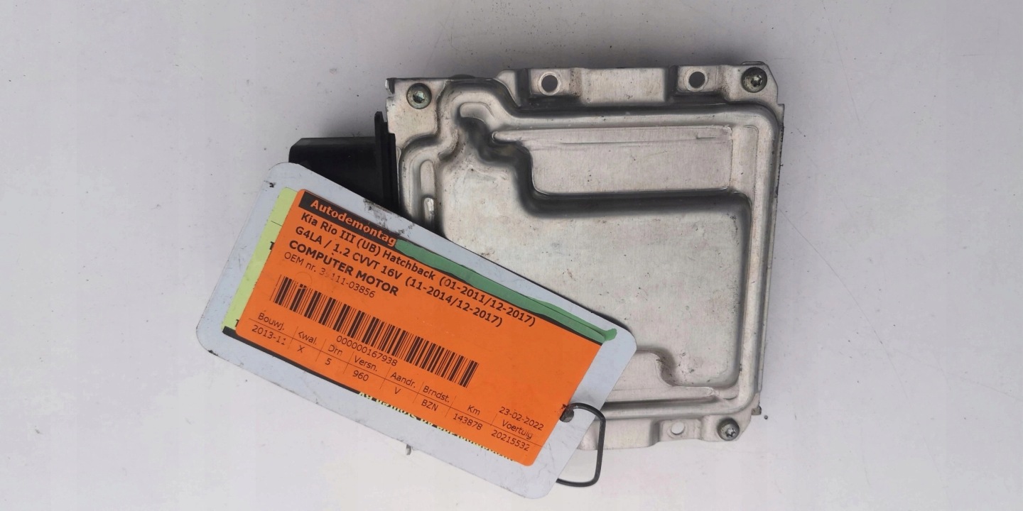 KIA RIO 1.2B 39111-03856 9001140732KB Computer ECU