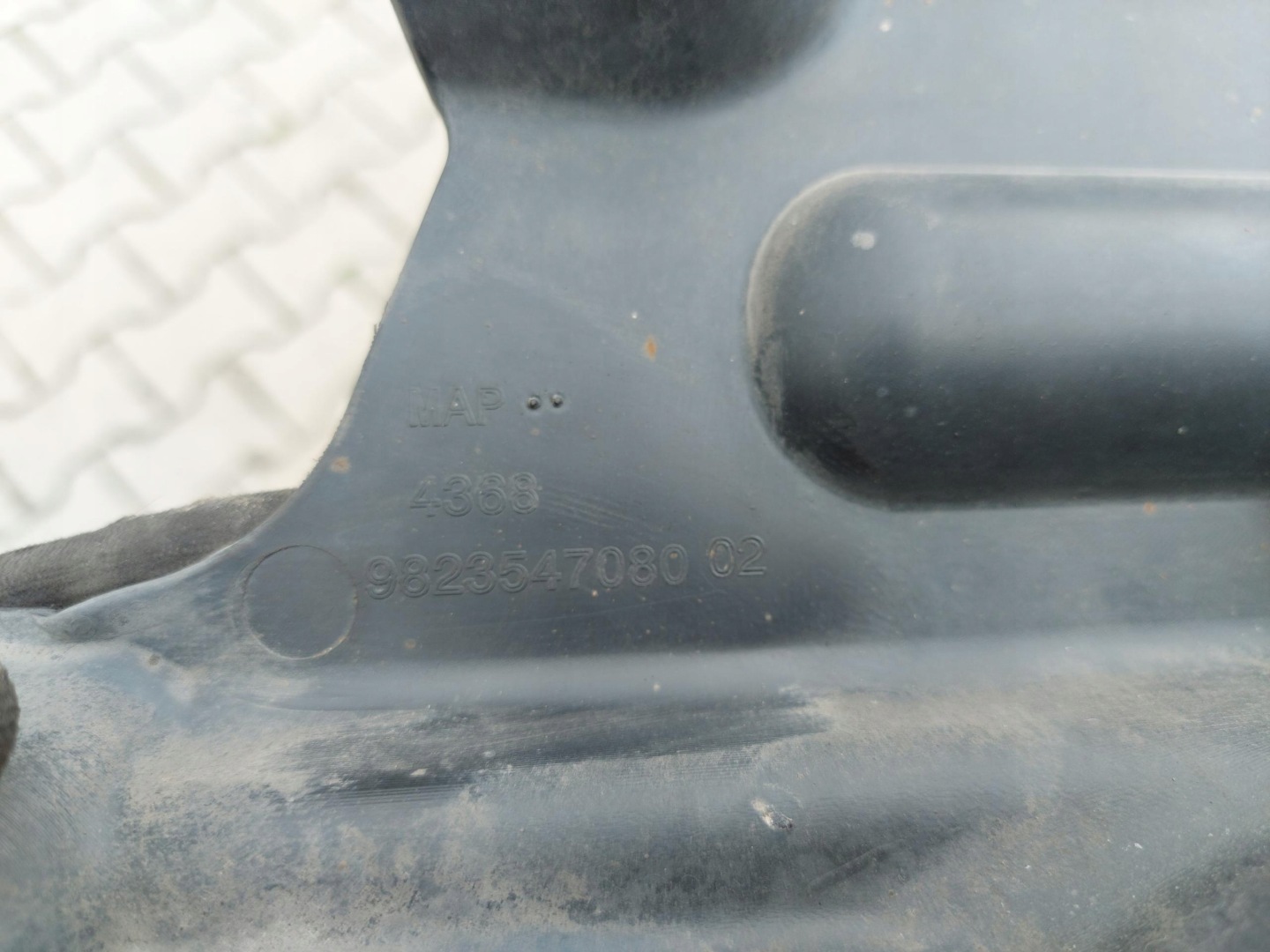 OPEL MOKKA B II cover chassis right rear part