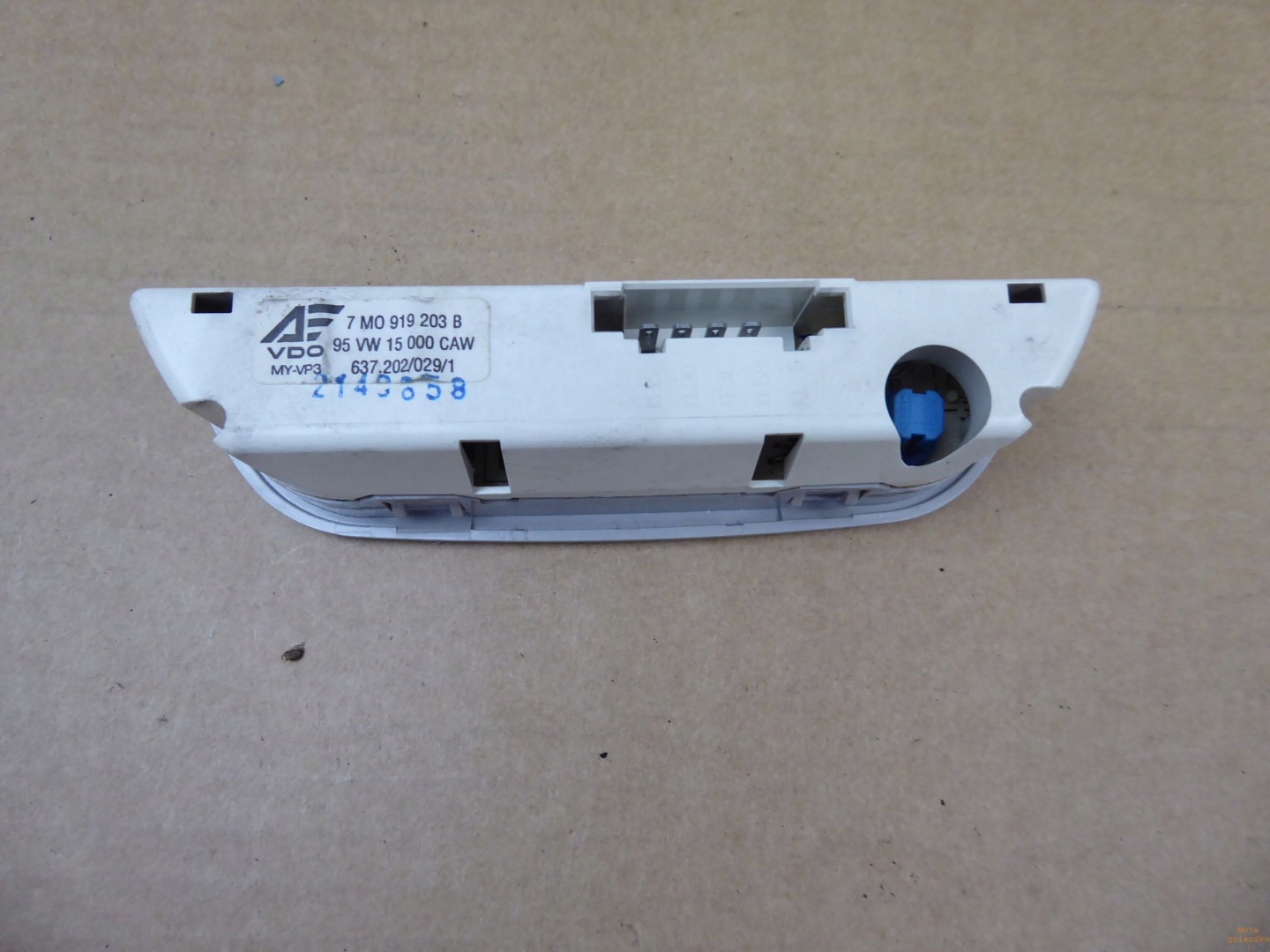 display clock VDO FORD GALAXY 7M0 919 203B