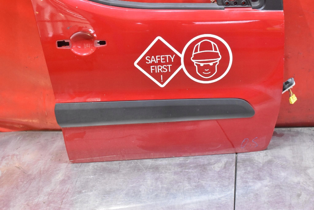 door right front front red CITROEN BERLINGO 2 II LIFT 15-21