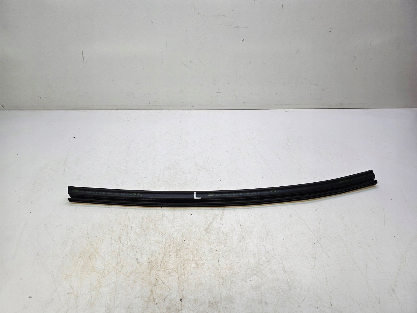 moulding dust windows left rear part AUDI A3 8V sedan 8V5839479
