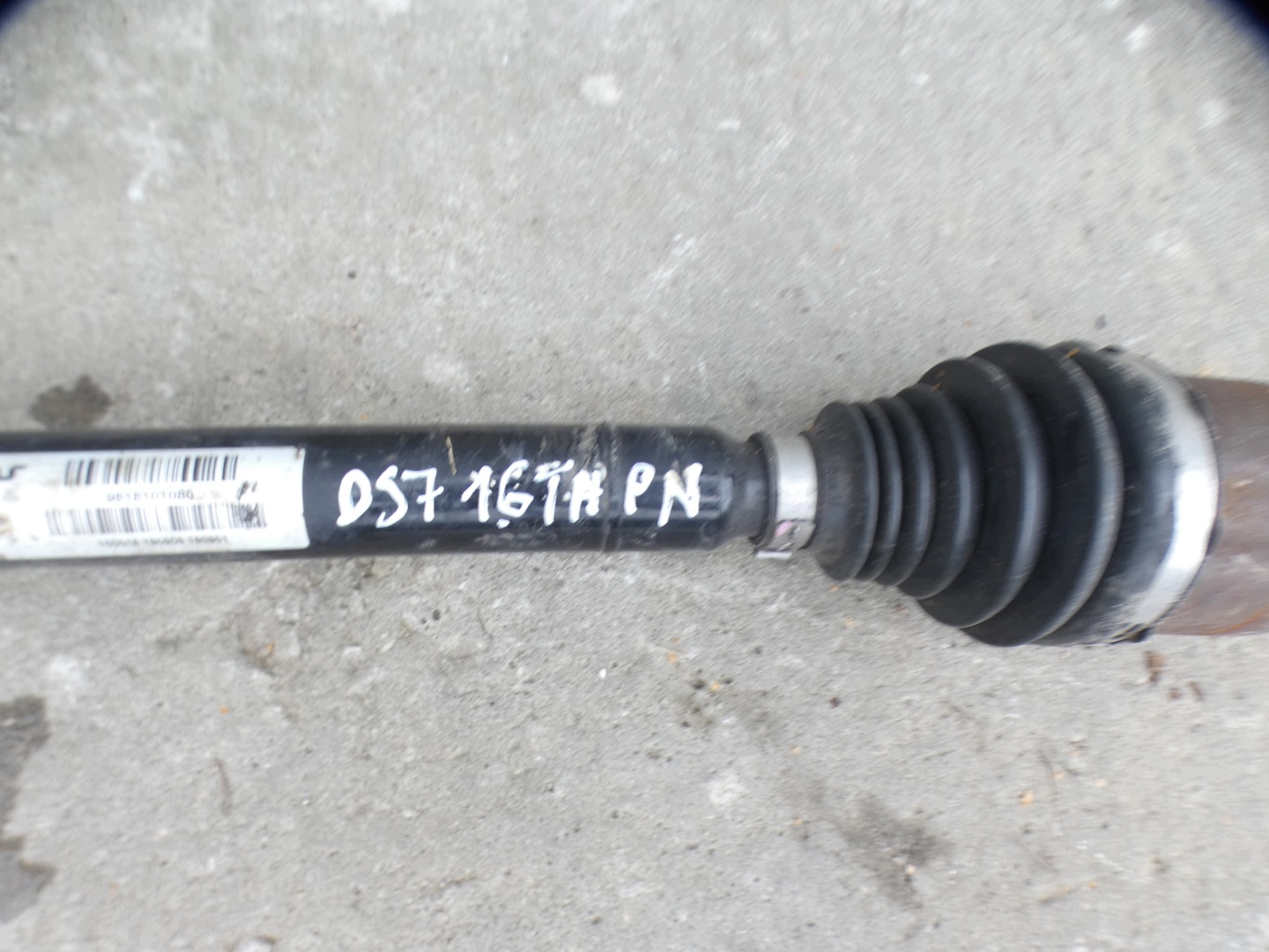 semi-axis front front right CITROEN DS9 DS7 1.6THP 1.5BHDI 9818101080