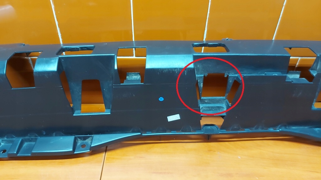 bumper bracket central rear part rear CITROEN C4 PICASSO II